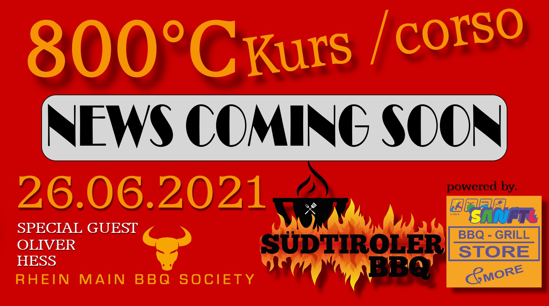 800°C Kurs News coming soon